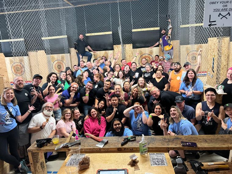 group photo from saturday over under